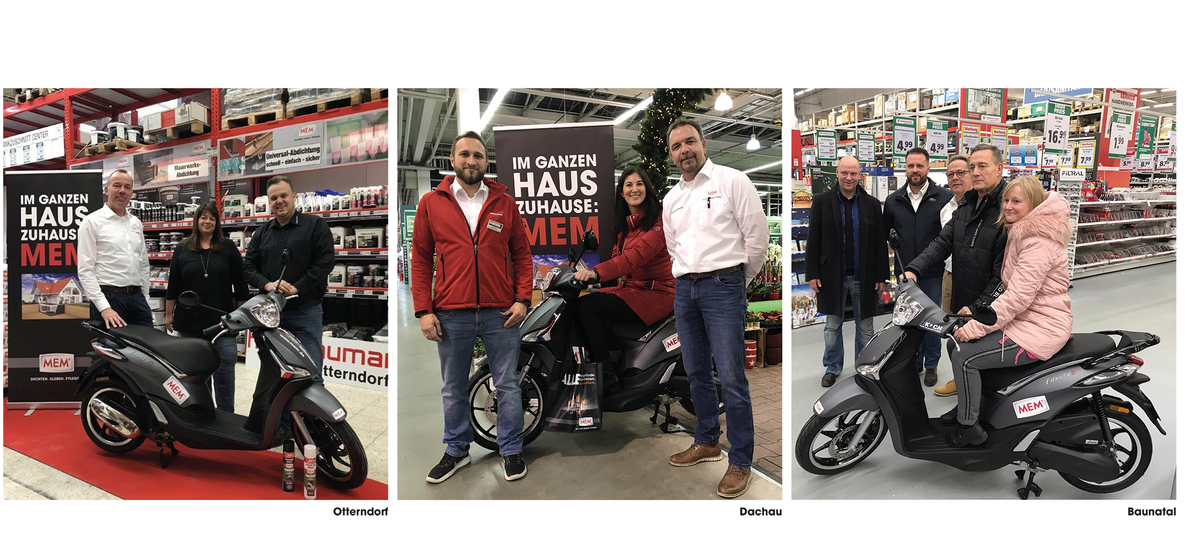 MEM verlost Motorroller