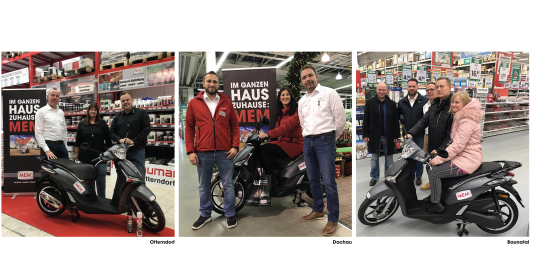 MEM verlost Motorroller