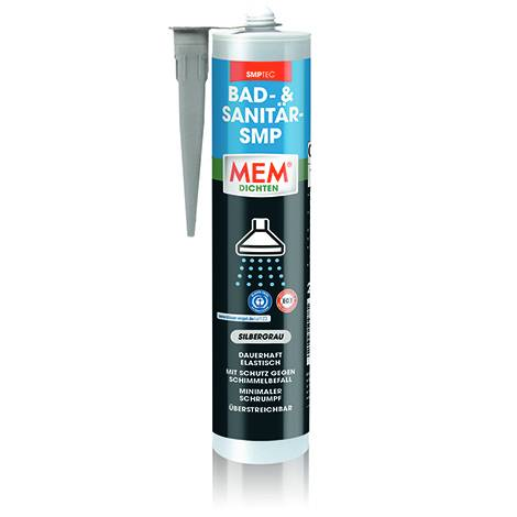 MEM Bad Sanitar SMP 290ml silbergrau