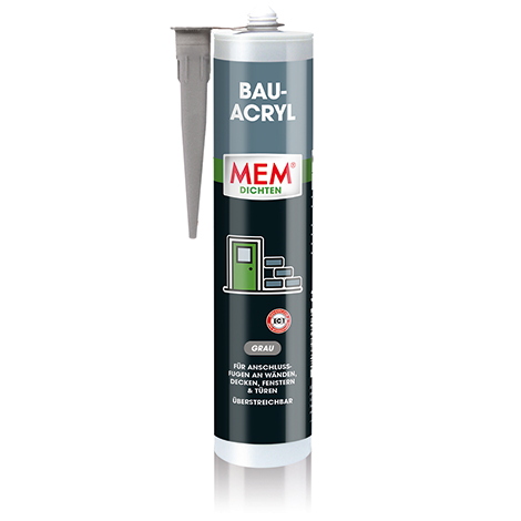 MEM Bau Acryl 300ml grau