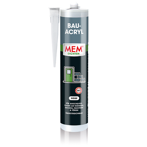 MEM Bau Acryl 300ml weiß