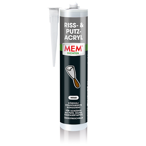MEM Riss Putz Acryl 300ml weiß