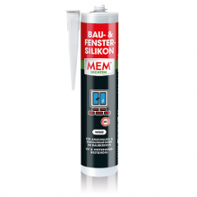 MEM Bau & Fenster Silikon 300ml weiß